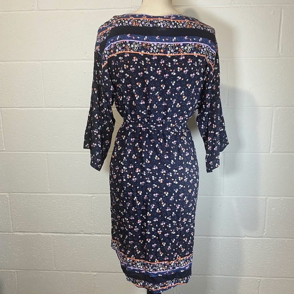 Seafolly Remix Indigo Floral Coverup - Picture 8 of 12